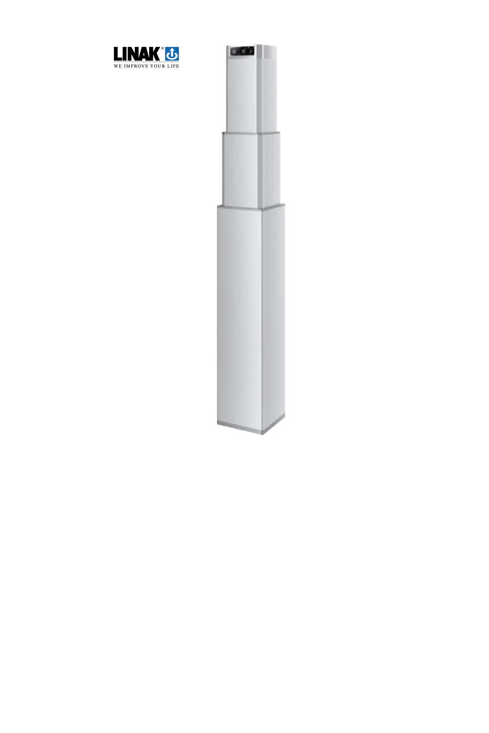 3-stage Vertical Electric Lifting Column